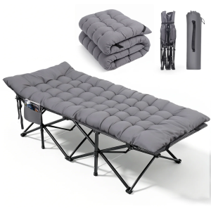 Sekey XXL Klappbett 202 × 80 × 45 cm – Extra breites Feldbett mit 7 cm Matratze