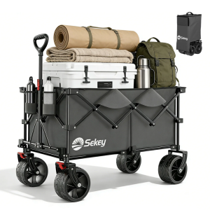 XXL Plus Faltbollerwagen 200 L, Bis 200 kg belastbar